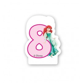 Vela nº8 Princesas Disney Vela nº8 Princesas Disney