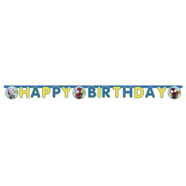 Guirnalda Spidey Happy Birthday 2m Guirnalda Spidey Happy Birthday 2m