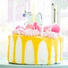 11 Velas Unicornio 10 cm