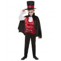 Schwarzes Vampirkostüm Für Kinder