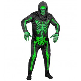 Fluoreszierendes Skelettkostüm Fluoreszierendes Skelettkostüm