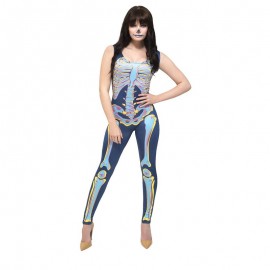Disfraz de esqueleto sexy fiebre azul Disfraz de esqueleto sexy fiebre azul