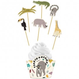 12 Toppers Animales del Zoo 12 Toppers Animales del Zoo