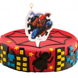 Vela Spiderman 7 cm Vela Spiderman 7 cm