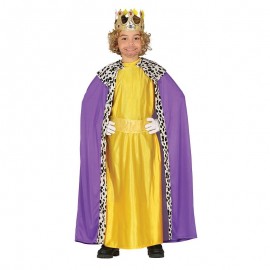 Disfraz de Rey Mago Infantil Amarillo Disfraz de Rey Mago Infantil Amarillo