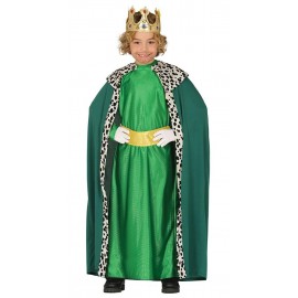 Disfraz de Rey Mago Infantil Verde Disfraz de Rey Mago Infantil Verde
