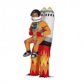 Disfraz Hinchable Cohete Con Astronauta Disfraz Hinchable Cohete Con Astronauta
