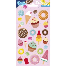 Pegatinas Candy Brillantes 102 x 200 mm Pegatinas Candy Brillantes 102 x 200 mm