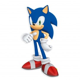 2 Figuras Silueta Sonic 30 Cm 2 Figuras Silueta Sonic 30 Cm