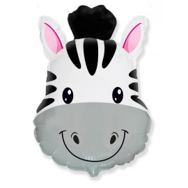 Globo Cabeza Zebra Globo Cabeza Zebra