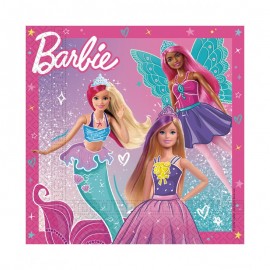 20 Servilletas Barbie 33 cm 20 Servilletas Barbie 33 cm