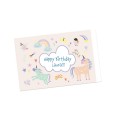 Einhorn Geburtstag Aufkleber