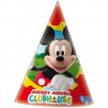 6 Gorros Cumpleaños Mickey y Amigos