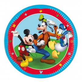 8 Platos Mickey Mouse 23 cm 8 Platos Mickey Mouse 23 cm