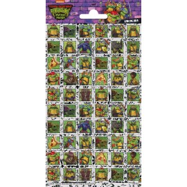 Pegatinas Tortugas Ninjas Mutantes Mini 102 x 200 mm Pegatinas Tortugas Ninjas Mutantes Mini 102 x 200 mm
