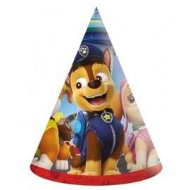 6 Gorros Patrulla Canina de Papel 6 Gorros Patrulla Canina de Papel