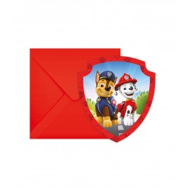 6 Invitaciones Patrulla Canina 6 Invitaciones Patrulla Canina