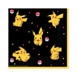 16 Servilletas Pokémon 33 cm 16 Servilletas Pokémon 33 cm