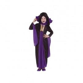 Disfraz de Vampiresa Gotica Lila Infantil Disfraz de Vampiresa Gotica Lila Infantil