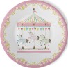 8 Platos Carrusel 23 cm