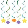 5 Decoraciones Colgantes Sirena