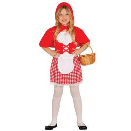 Disfraz de Little Red Girl Niña Cuadritos Disfraz de Little Red Girl Niña Cuadritos