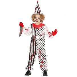 Disfraz de Zombie Payaso Niño con Estampado Disfraz de Zombie Payaso Niño con Estampado