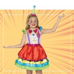 Clownskostüme für Mädchen